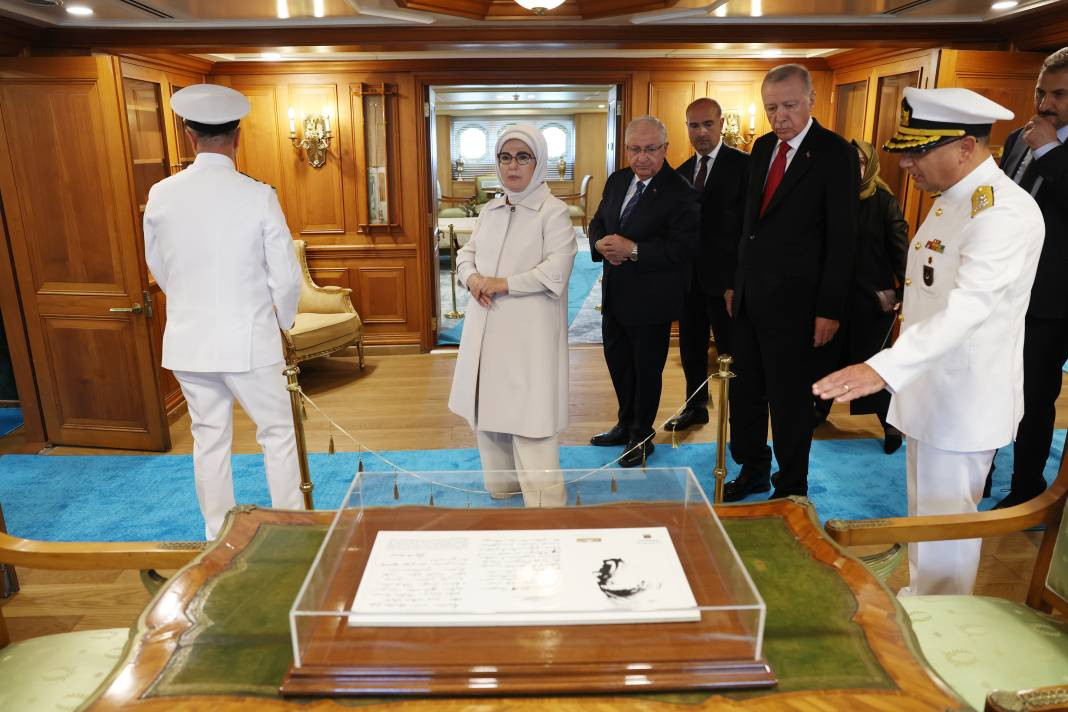 Erdoğan Atatürk’ün emaneti Savarona yatını ziyaret etti - Resim: 2